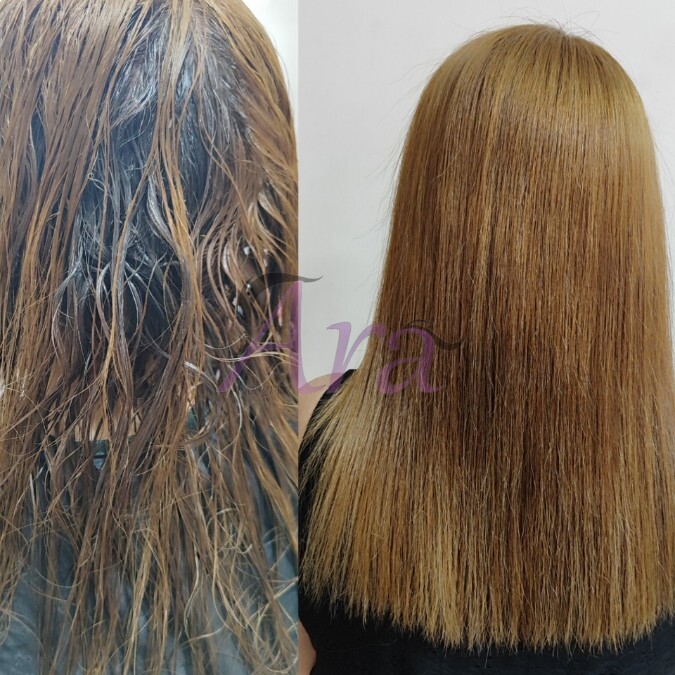 کراتین ریشه گیری 