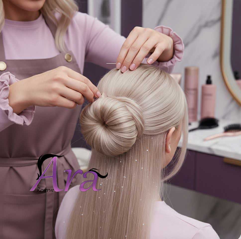 شینیون و استایلینگ مو 